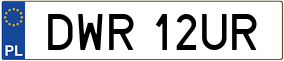 Truck License Plate